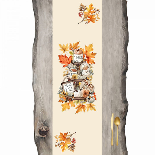 Autumn Series Pumpkins - Pumpkin Runner - 45 x 140 cm