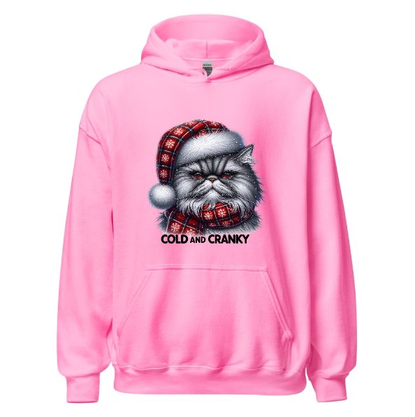 Cats Old and Cranky - Cat Hoodie Hooded Sweatshirt