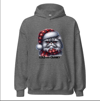 Cats Old and Cranky - Cat Hoodie Hooded Sweatshirt