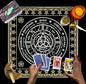 Altar Cloth, Wiccan Supplies, Spiritual Tarot Cloth Astrology Tarot Wall Decor, Sacred Cloth