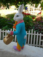 Alice in Wonderland - Harikalar Diyarında Saatli Tavşan 46 cm İnanılmaz Dekoratif Obje