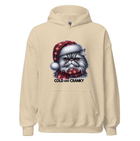 Cats Old and Cranky - Cat Hoodie Hooded Sweatshirt