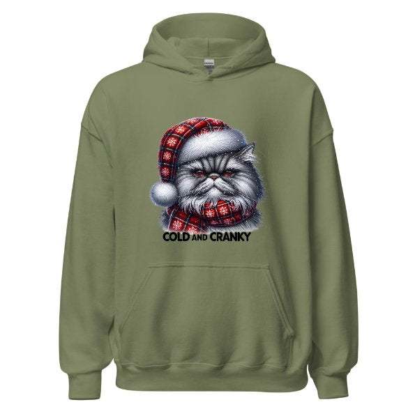 Cats Old and Cranky - Cat Hoodie Hooded Sweatshirt
