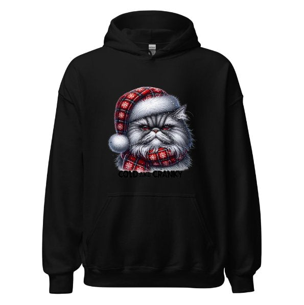 Cats Old and Cranky - Cat Hoodie Hooded Sweatshirt