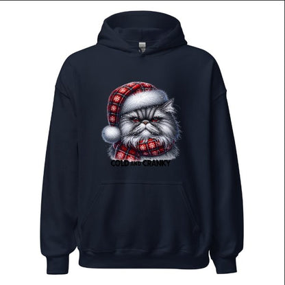 Cats Old and Cranky - Cat Hoodie Hooded Sweatshirt